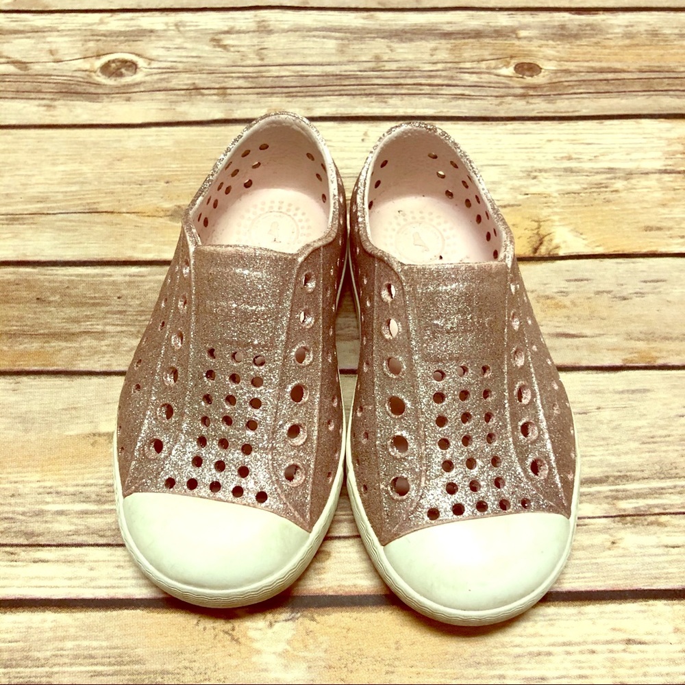 Pink Jefferson Bling Native Shoes